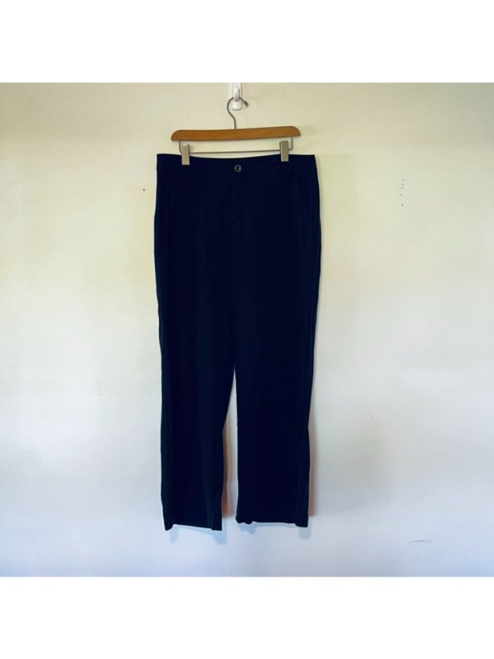 Sundance Lillie Wide-Leg Tencel Pants 10 Relaxed Minimalist Lagenlook - Picture 2 of 16